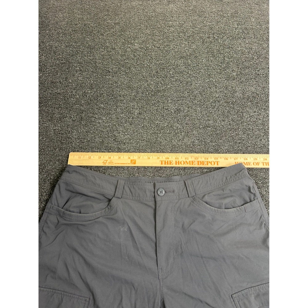 REI Co-op Convertible Cargo Pants Gray Mens 38x32 Hiking Outdoor Zip Off Light - Picture 5 of 12
